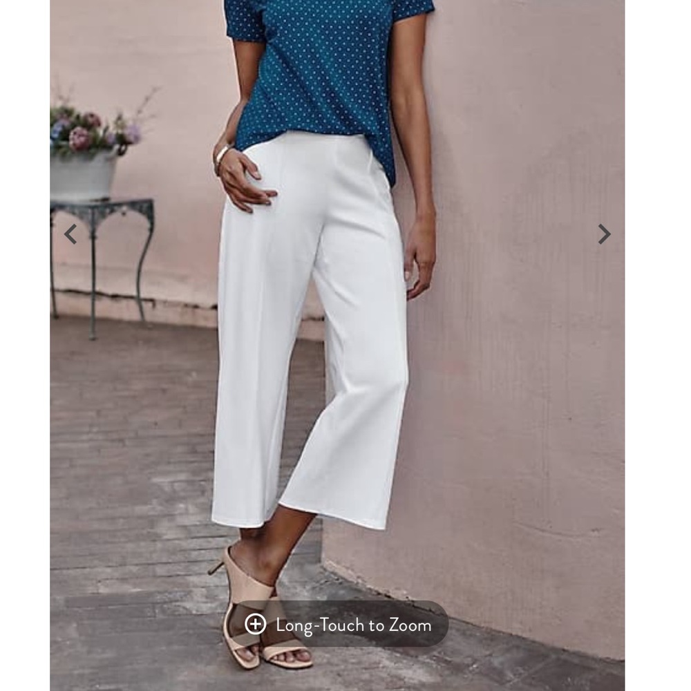 Three colors Jjill wearever jersey pull on wide leg crops. See pictures.